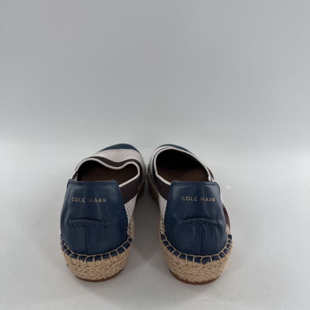 9 colorblock espadrille slip-ons