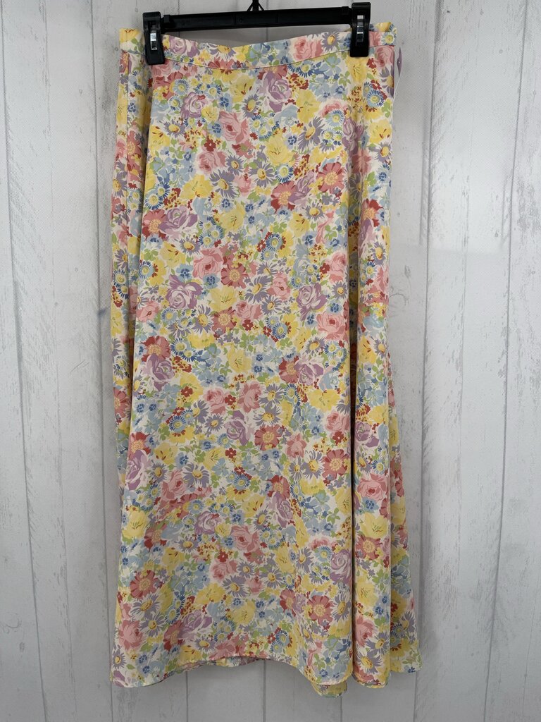 14 flo print maxi skirt