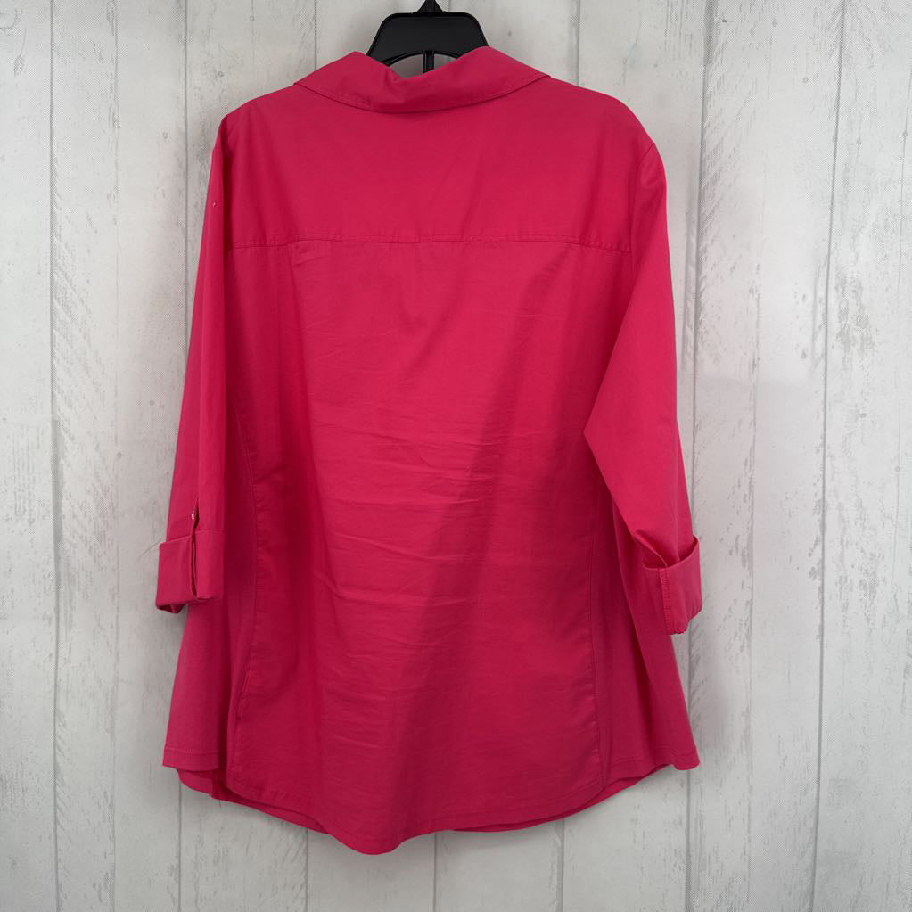 L button down tab slv top