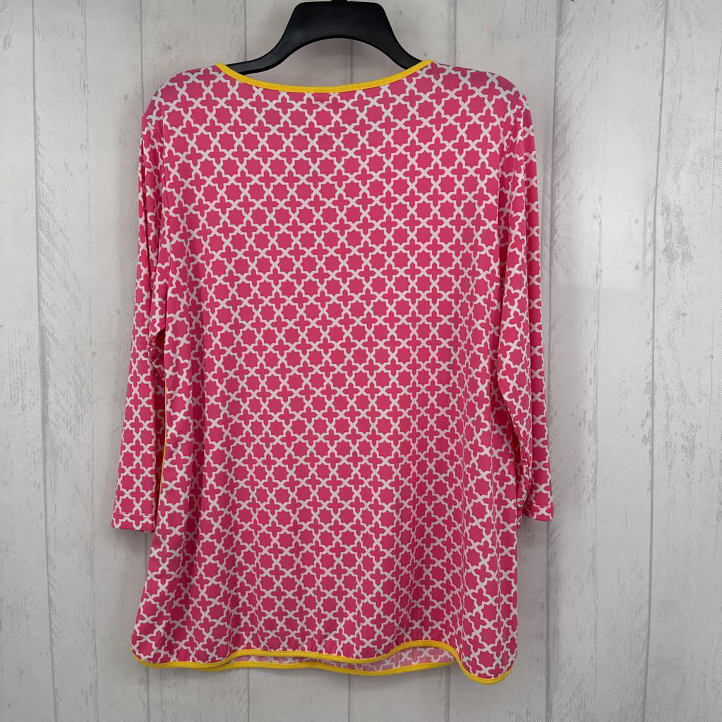 M printed 3/4 slv top