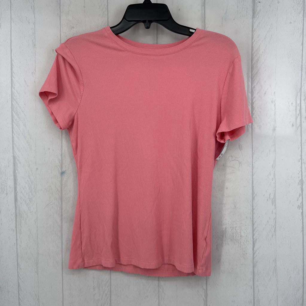 L ribbed s/s tee