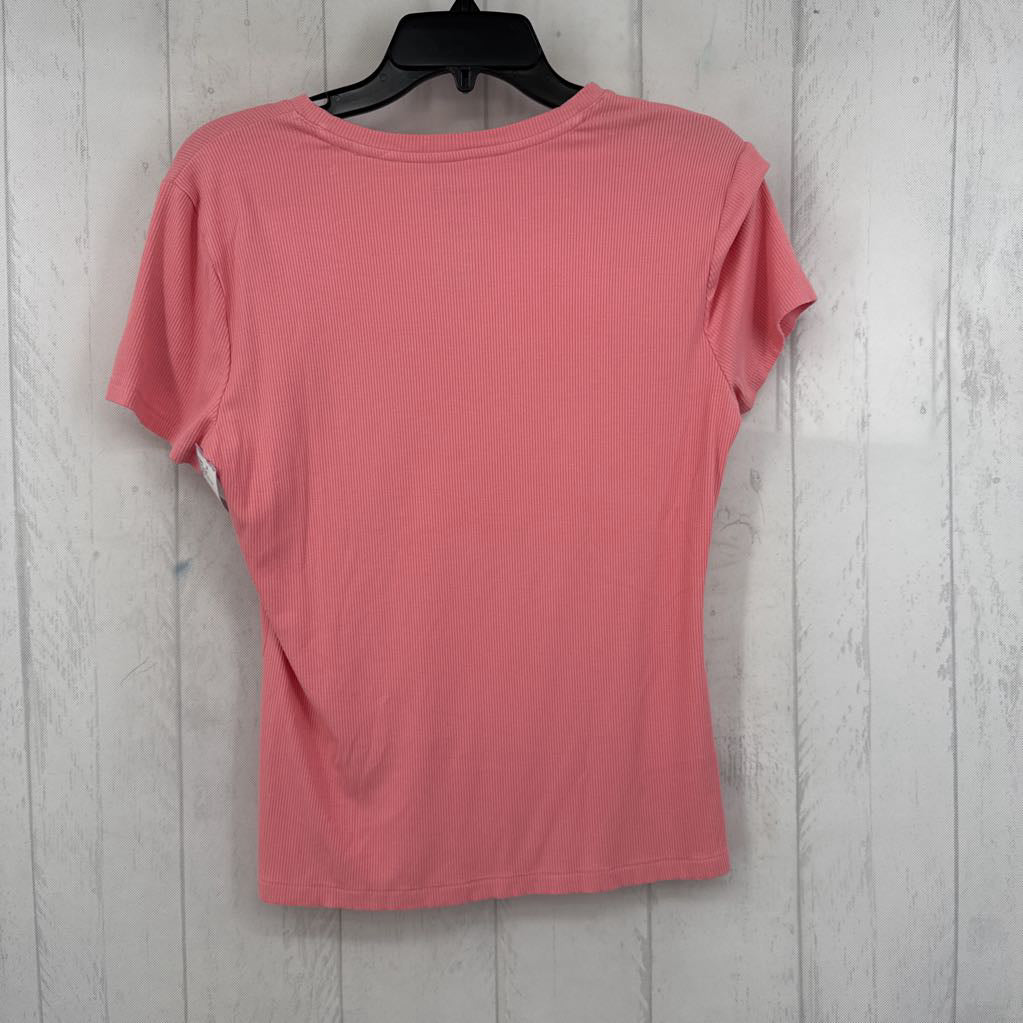 L ribbed s/s tee