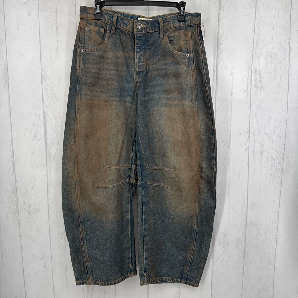 26 barrel leg jean