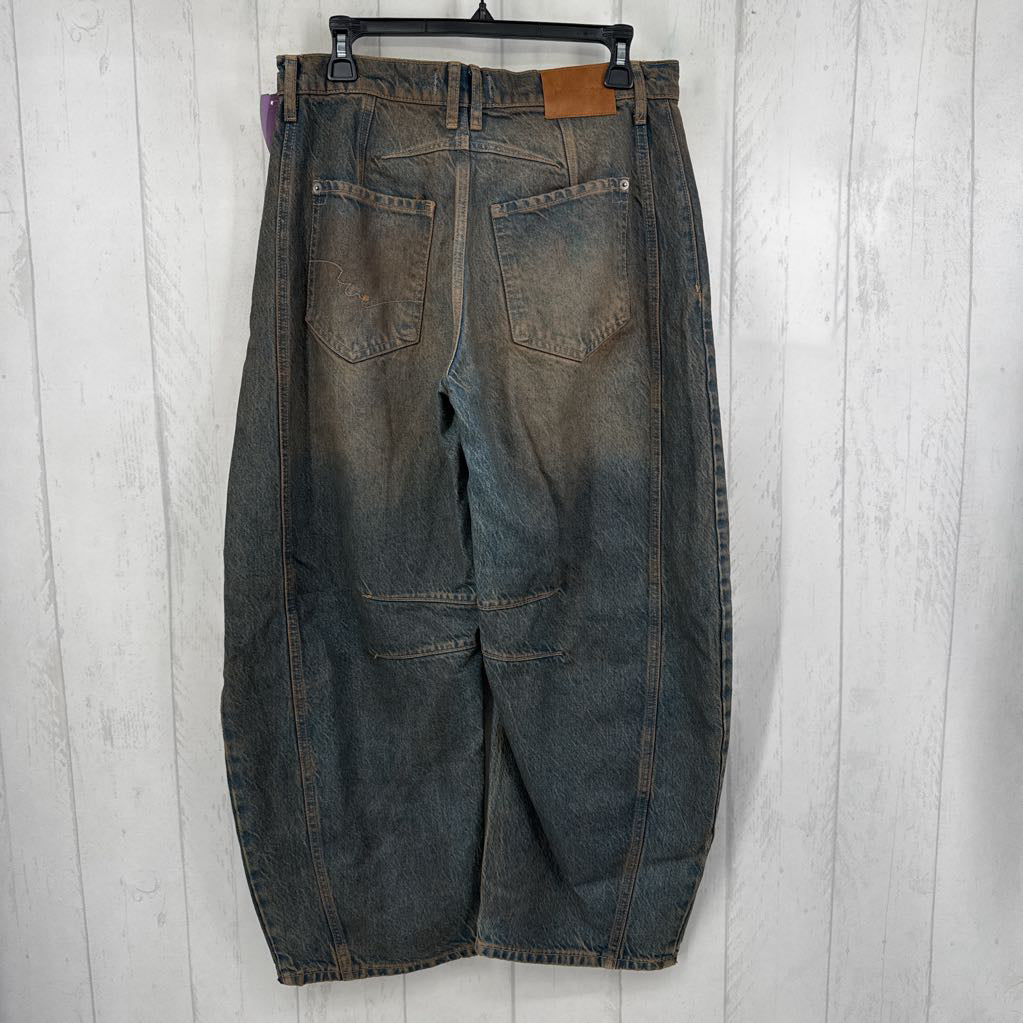 26 barrel leg jean