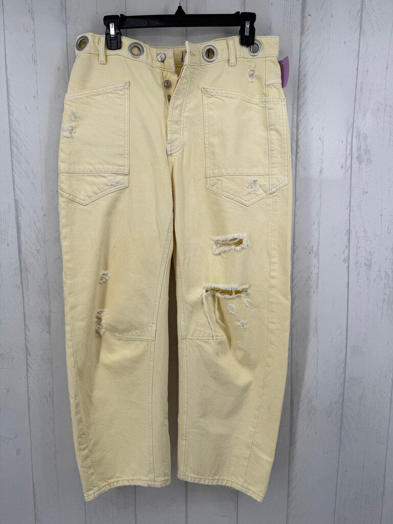 26 barrel leg jean