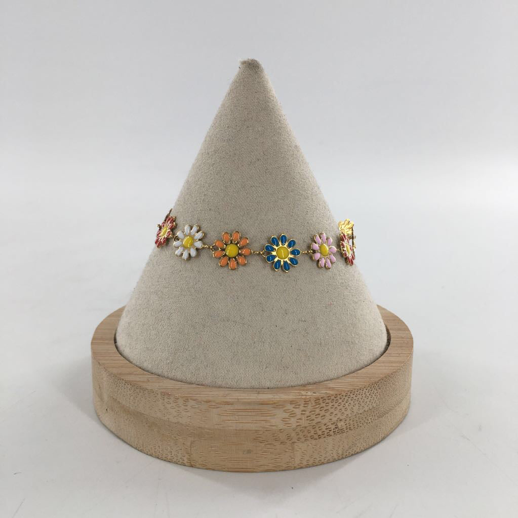 multicolor daisy bracelet