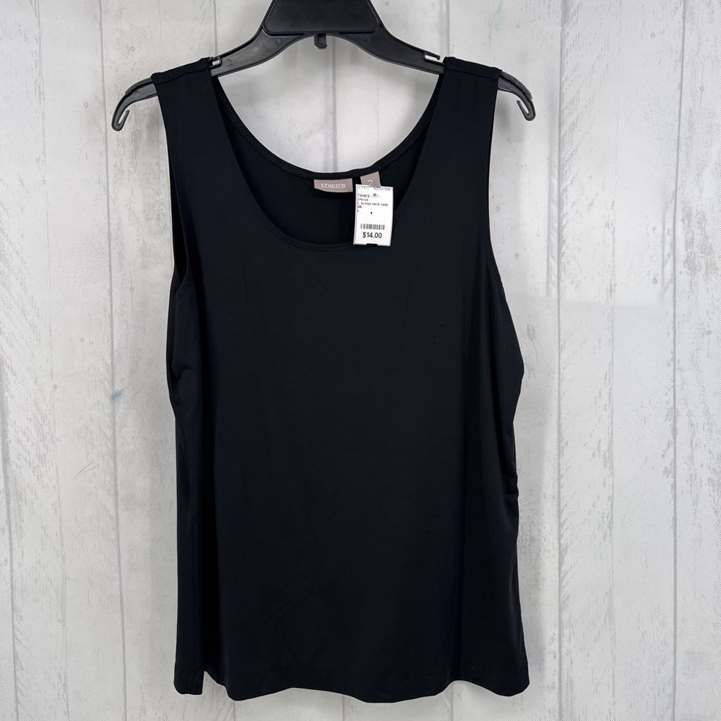 L scoop neck tank
