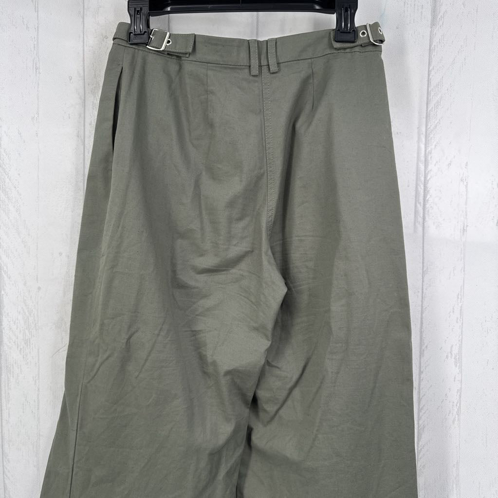 27 wide leg twill pant