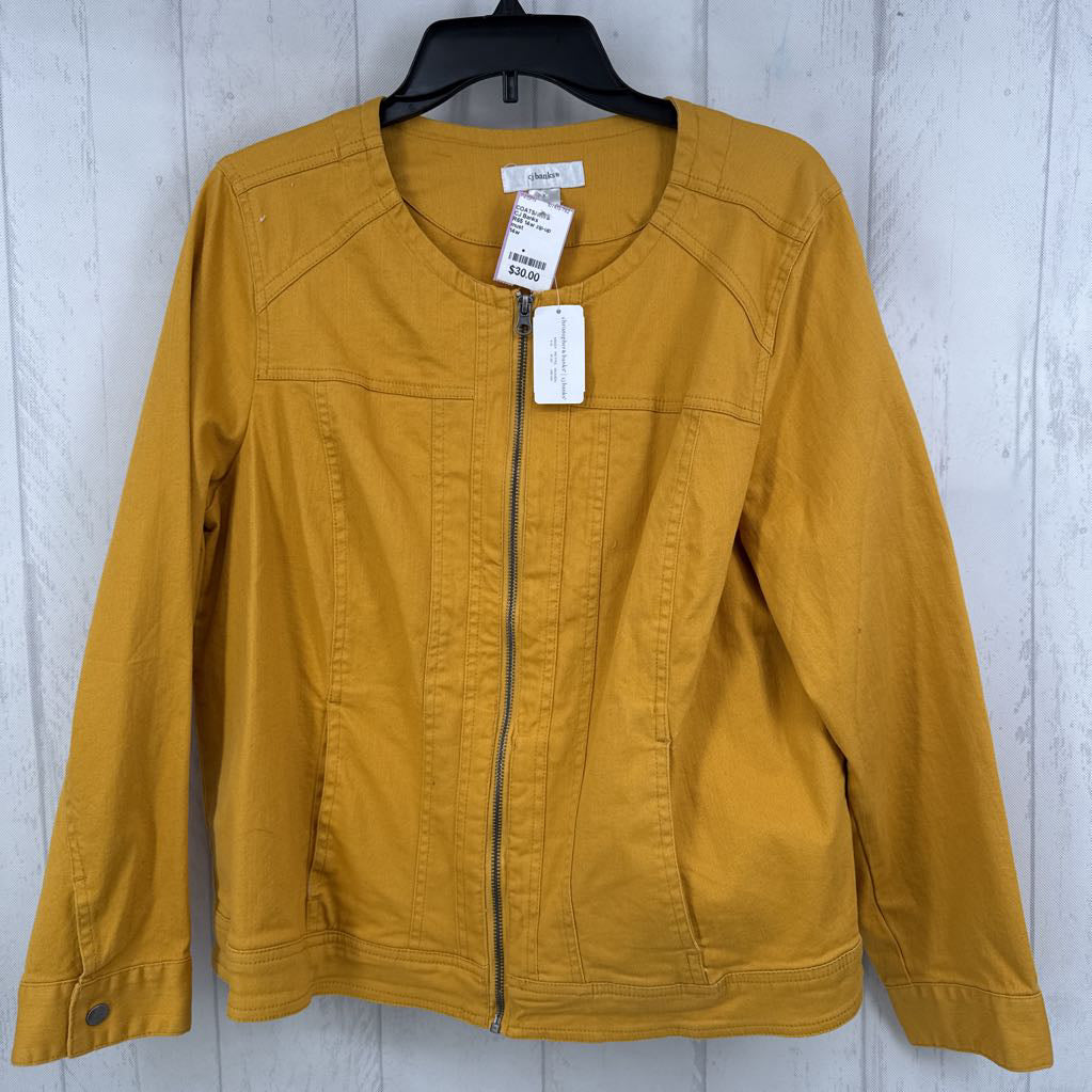 R65 14w zip-up denim jacket