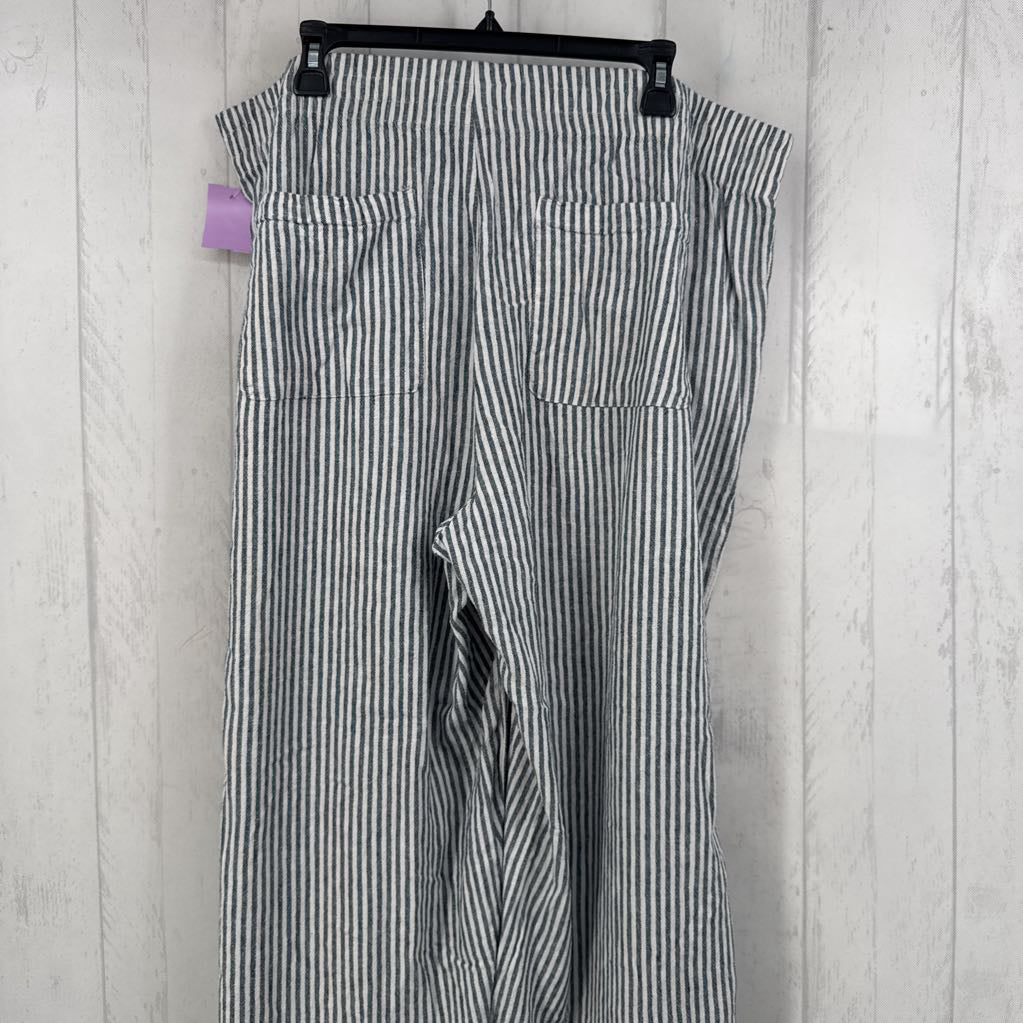 XL striped pull-on pant