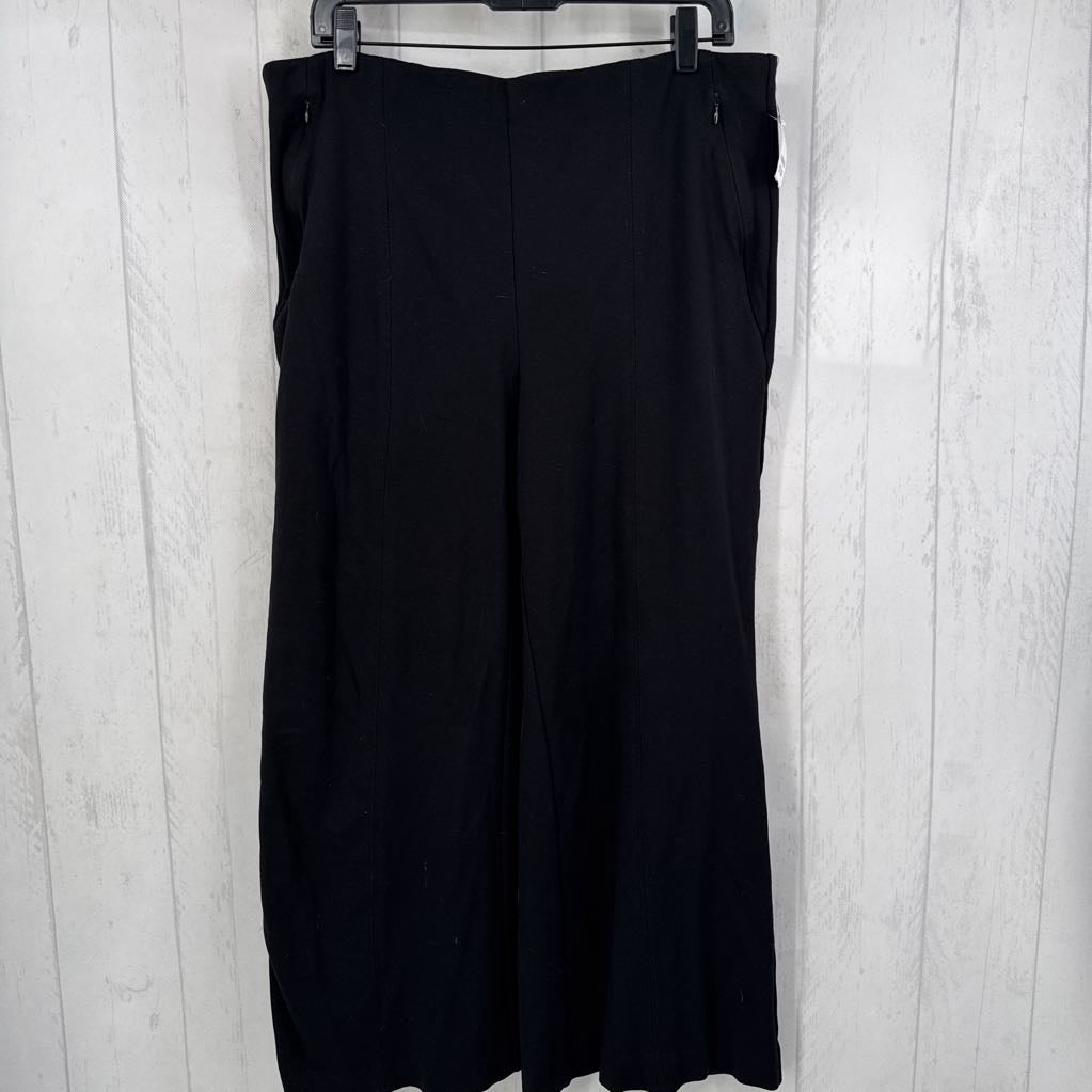 XL wide leg stretch knit pant