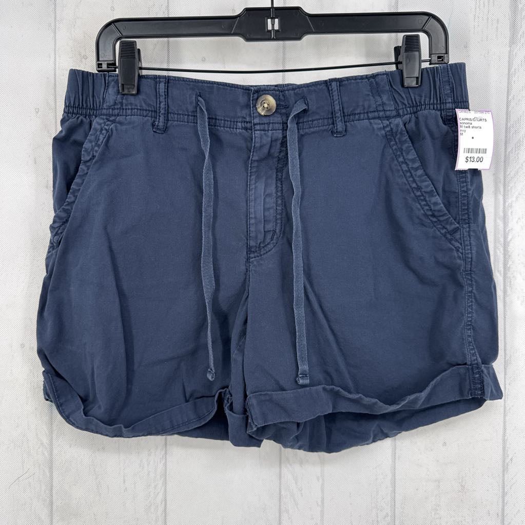 M twill shorts