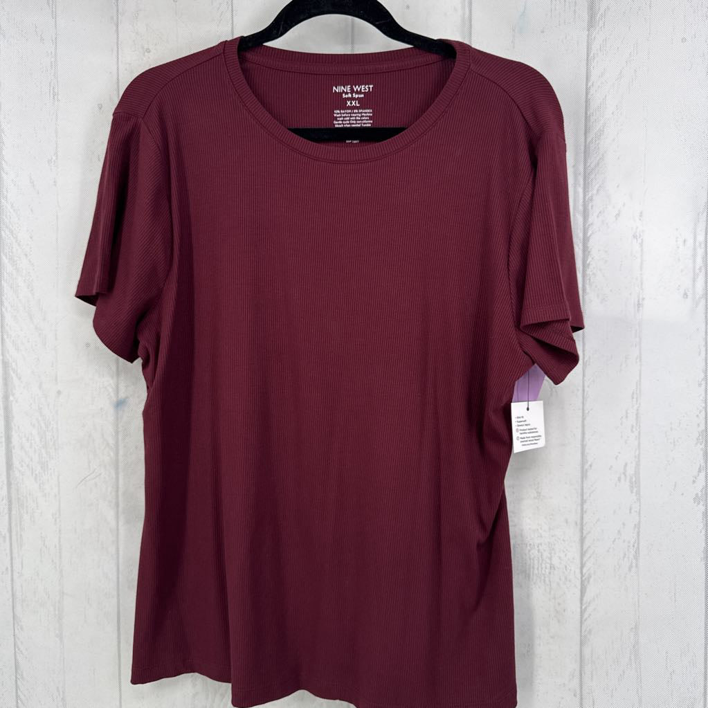 XXL ribbed s/s tee