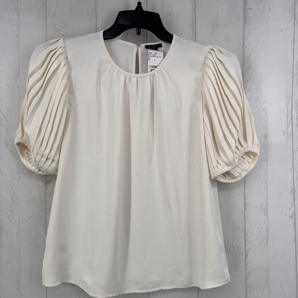 Sp pleated slv top s/s