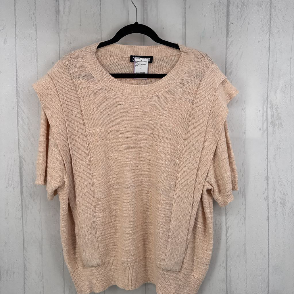 XL round neck s/s sweater