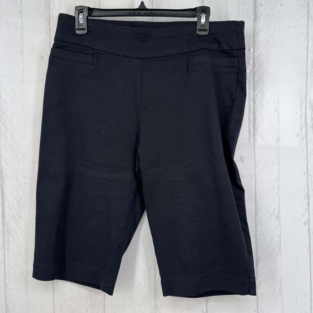 12 pull-on twill bermuda shorts
