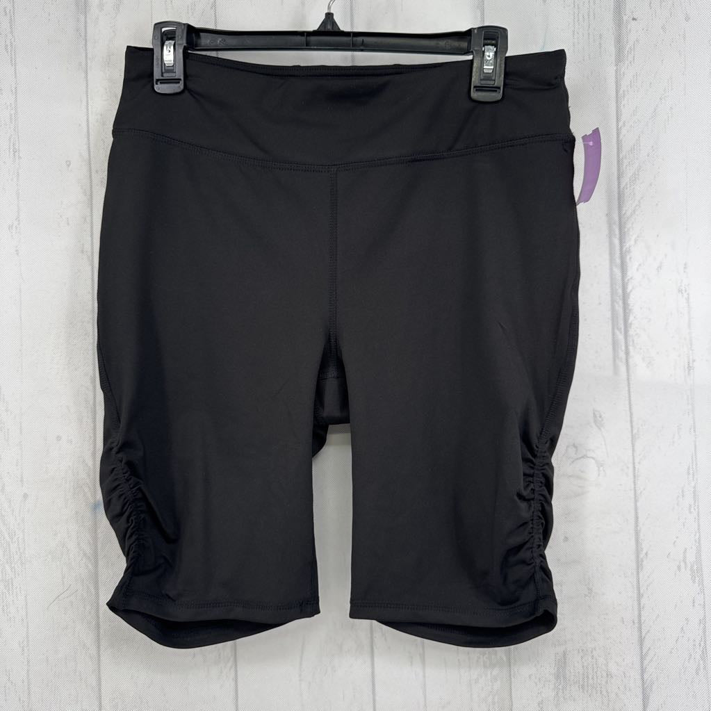 L hi-rise ruched bike shorts