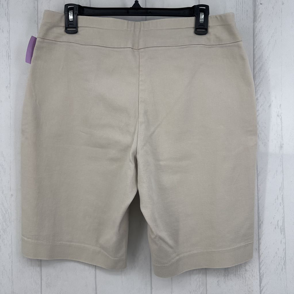 12 pull-on twill bermuda shorts