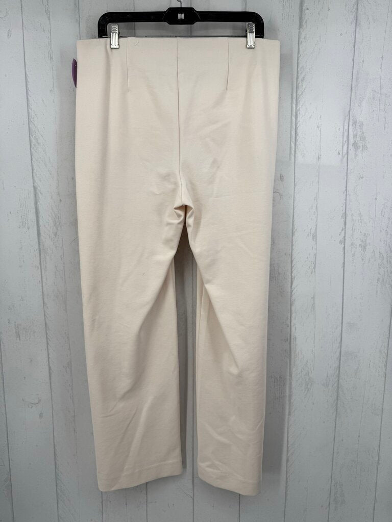 12 pull-on stretch knit wide leg pant