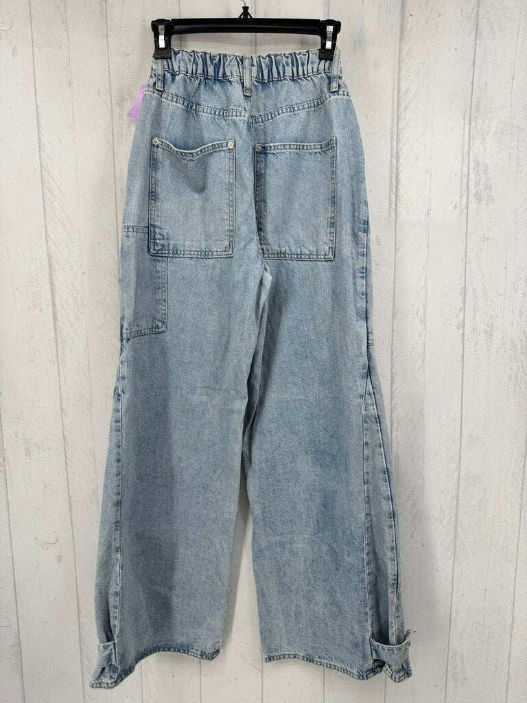 25 hi-rise wide leg jeans