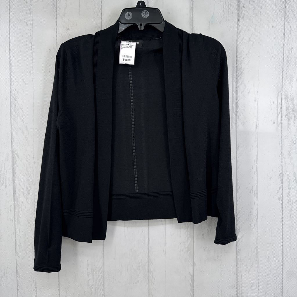 S open front 3/4 slv cardi