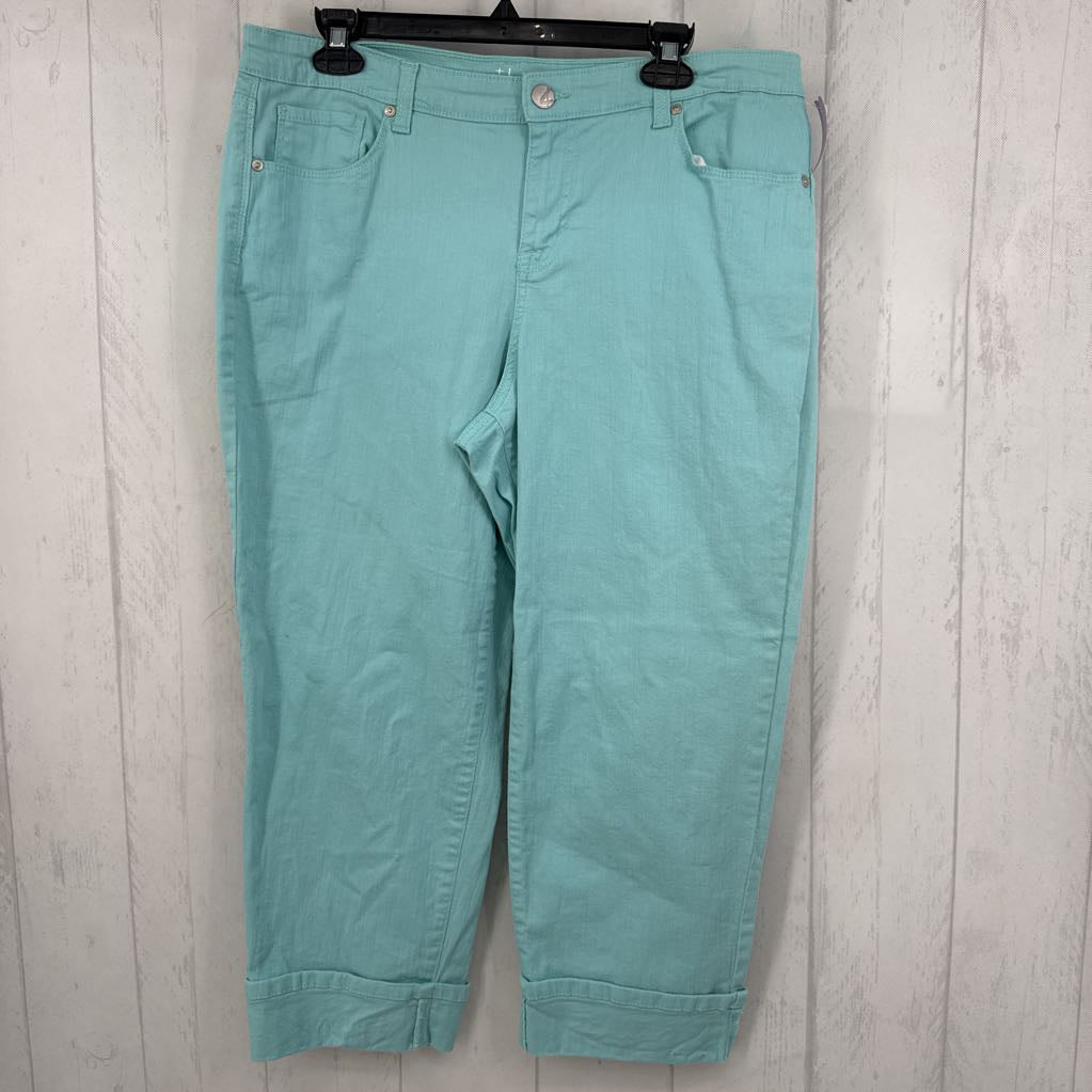14 stretch denim capris