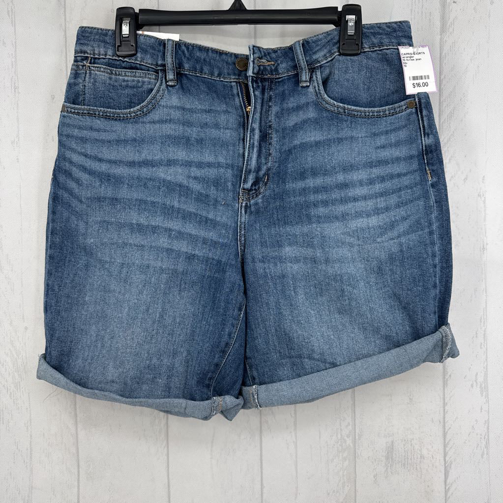 10 hi-rise jean shorts
