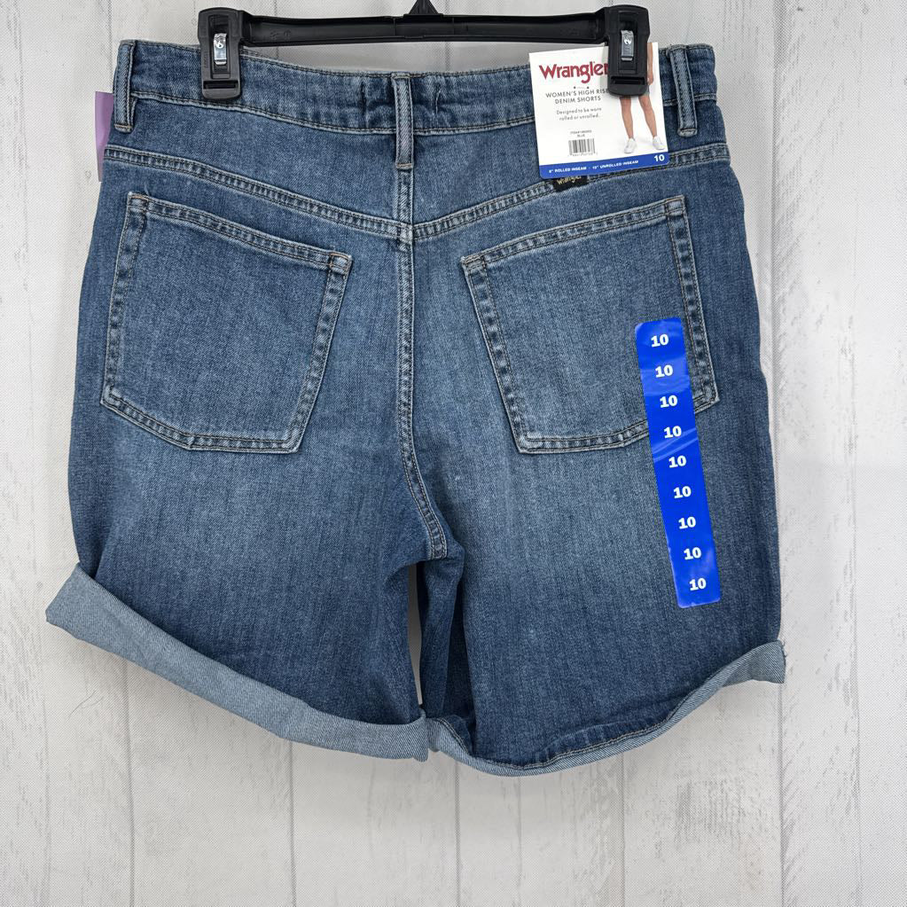 10 hi-rise jean shorts