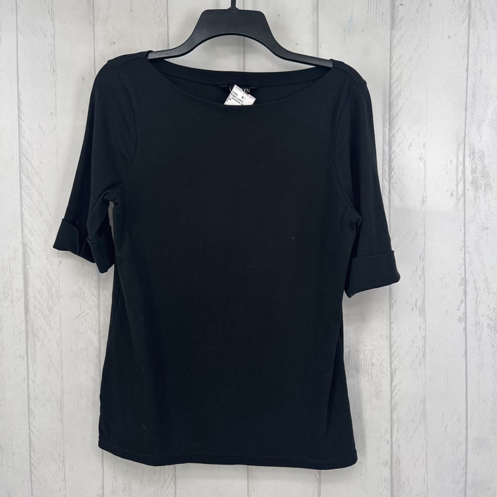 L boatneck elbow slv tee