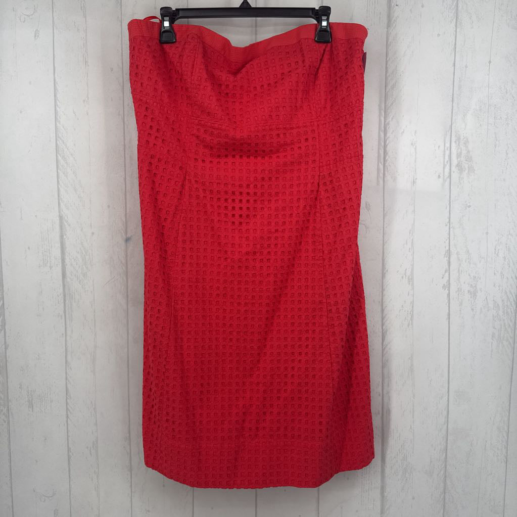 16 eyelet slvls sheath dress