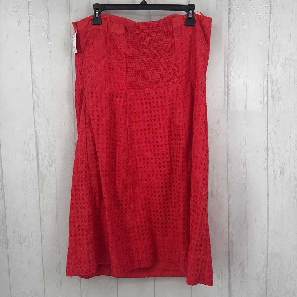 16 eyelet slvls sheath dress