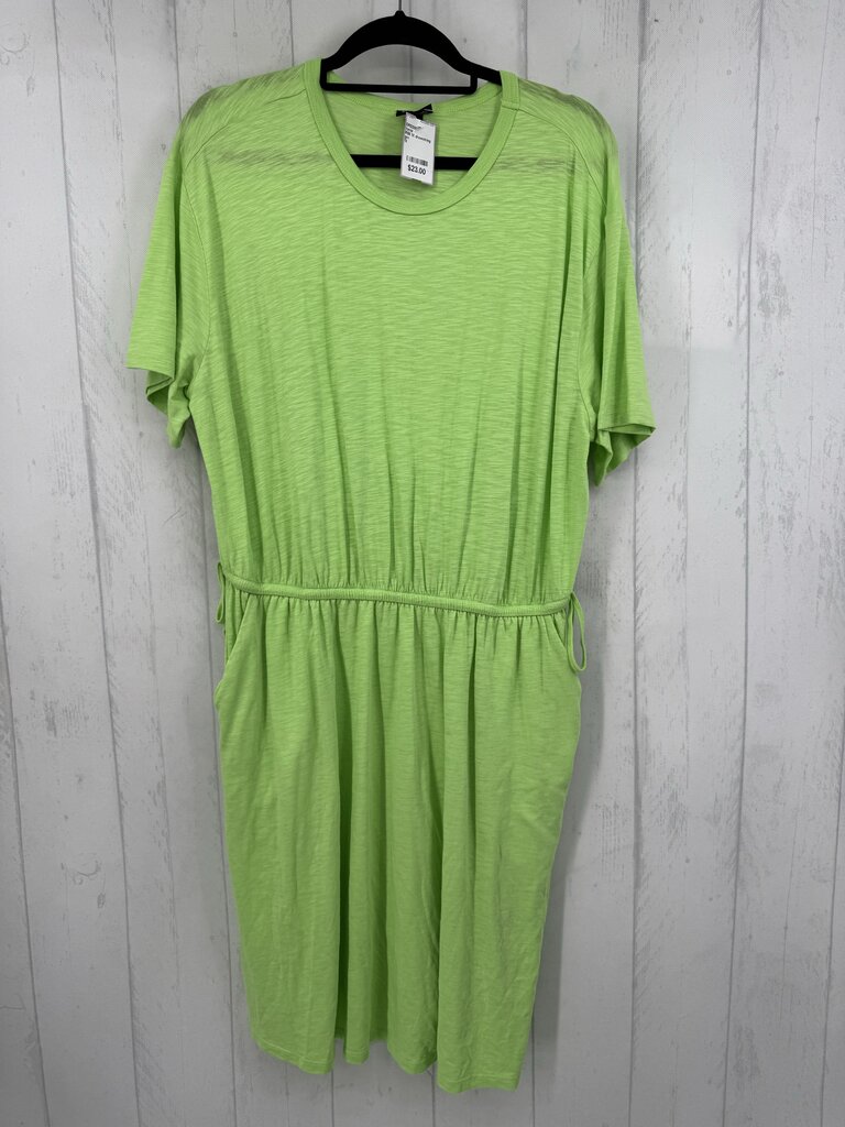 R56 1X drawstring waist s/s dress