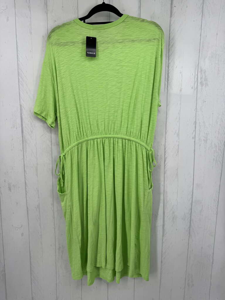 R56 1X drawstring waist s/s dress