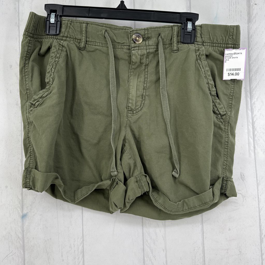 M twill shorts