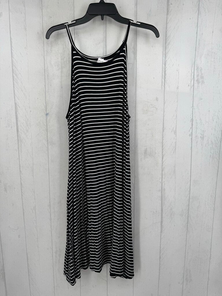 XL striped slvls dress