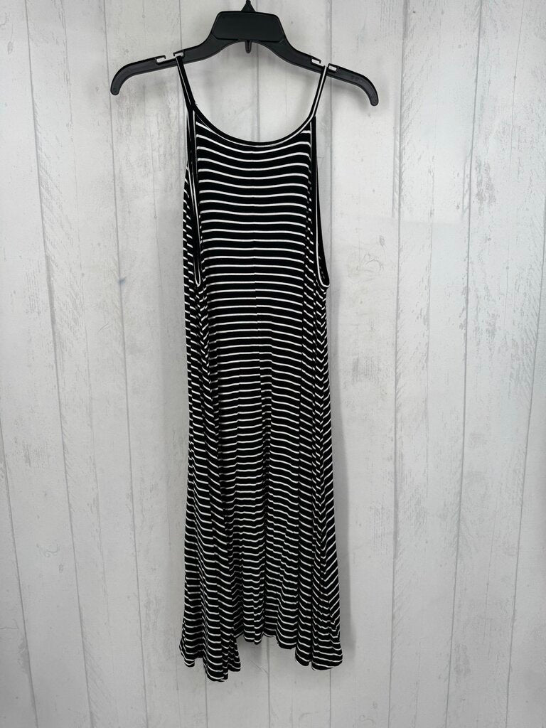 XL striped slvls dress