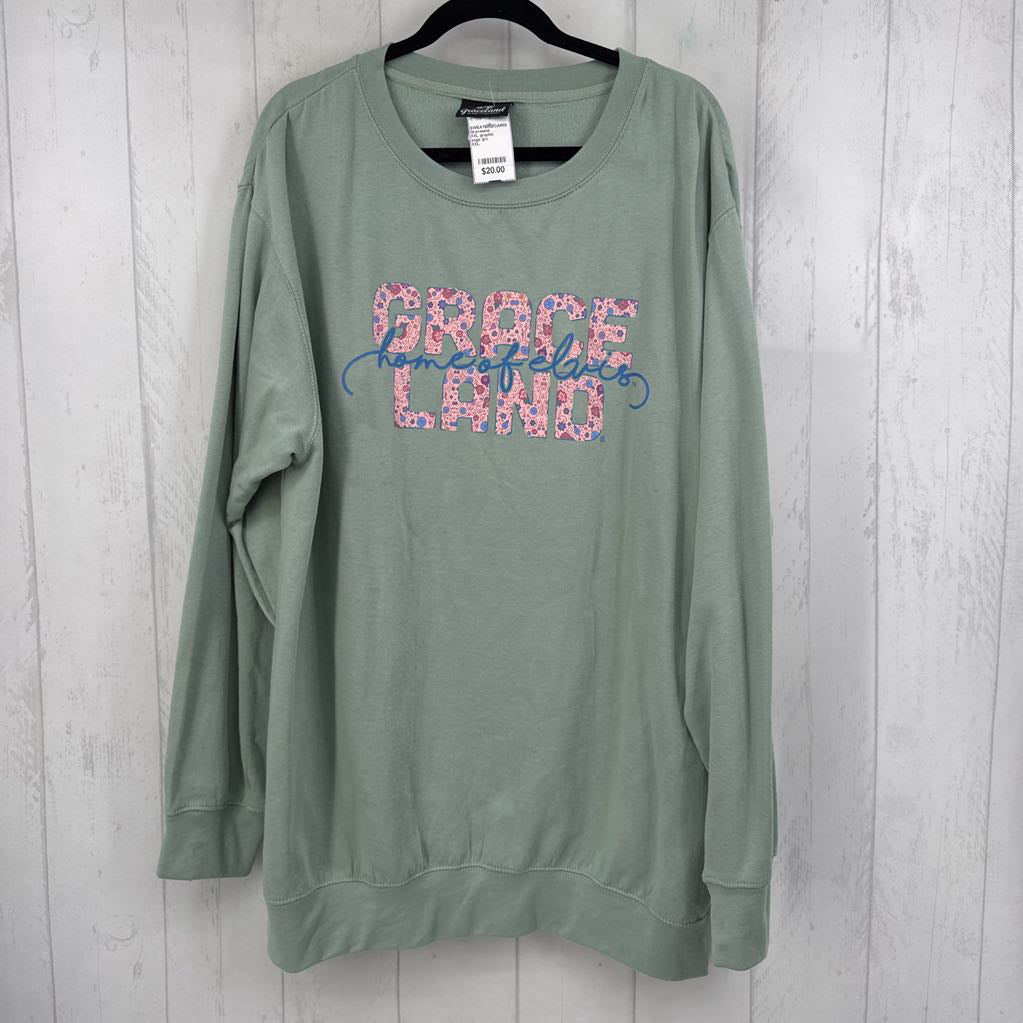 XXL graphic crewneck sweatshirt