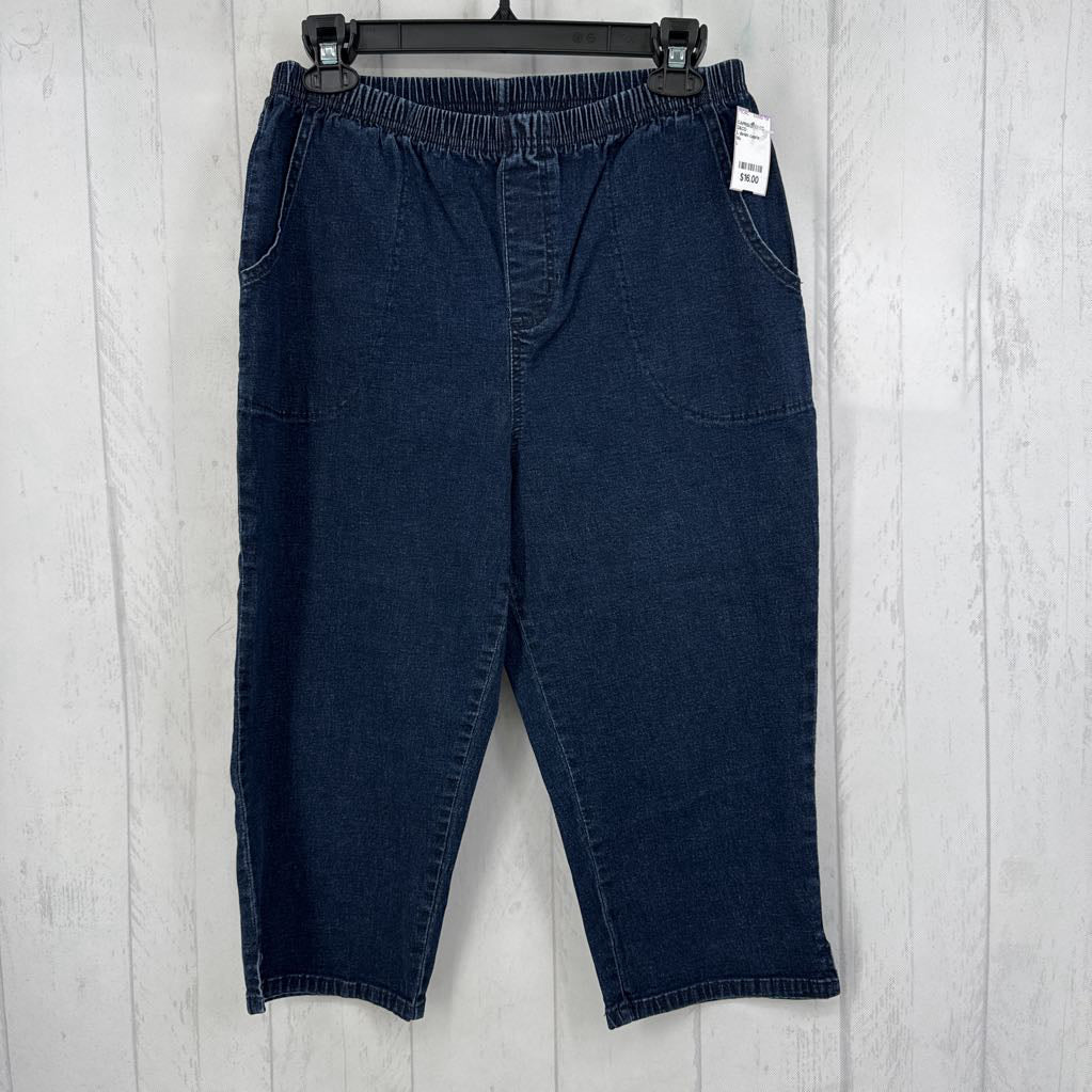 L denim capris