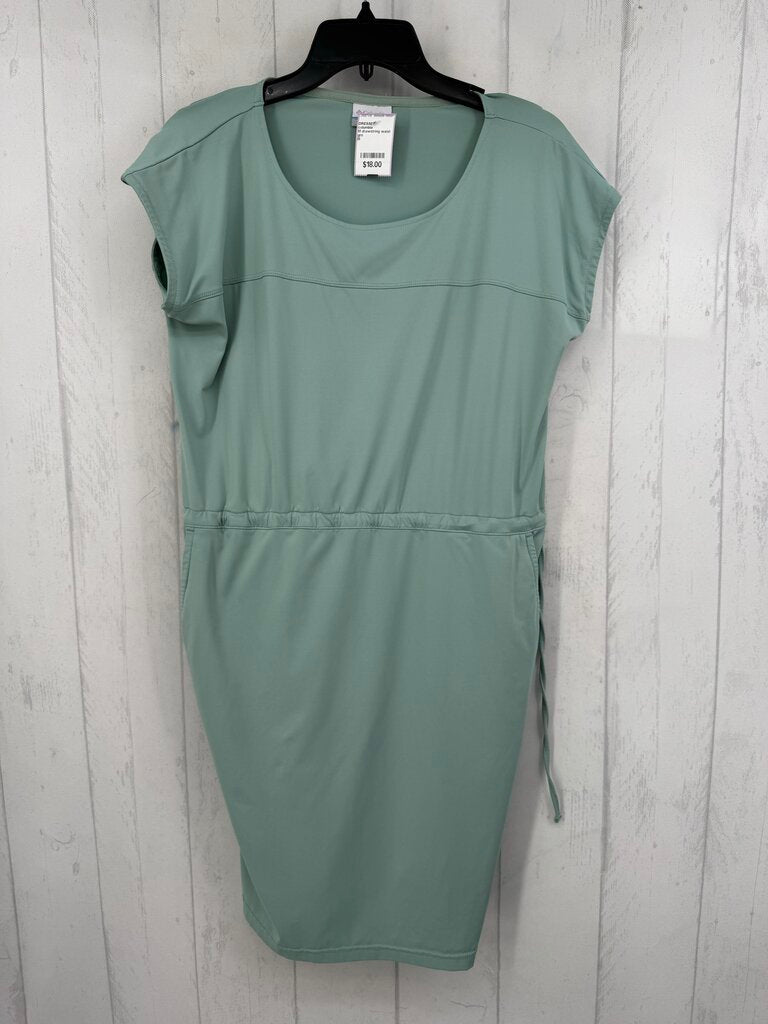 M drawstring waist s/s dress