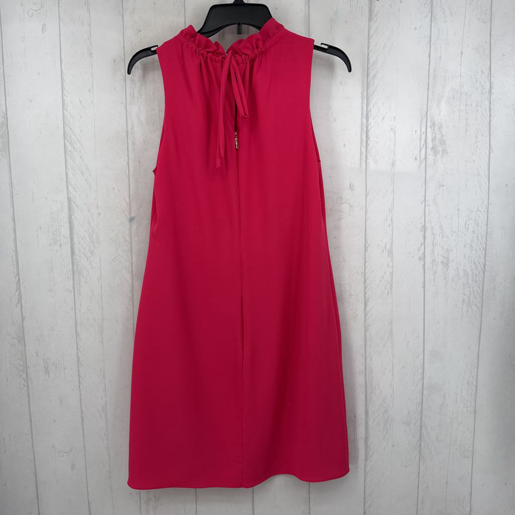 10 ruffled neckline slvls sheathdress