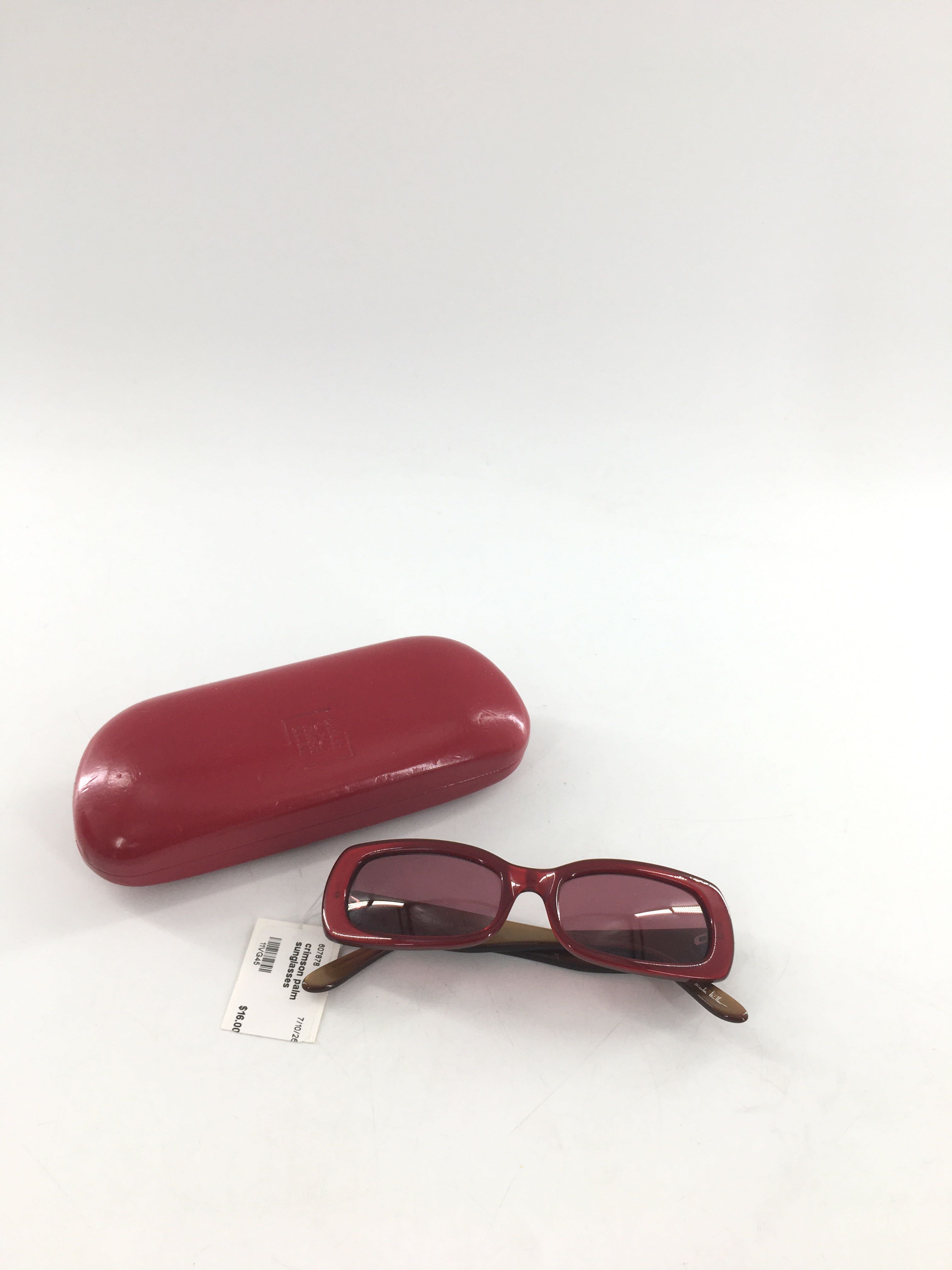 crimson palm sunglasses