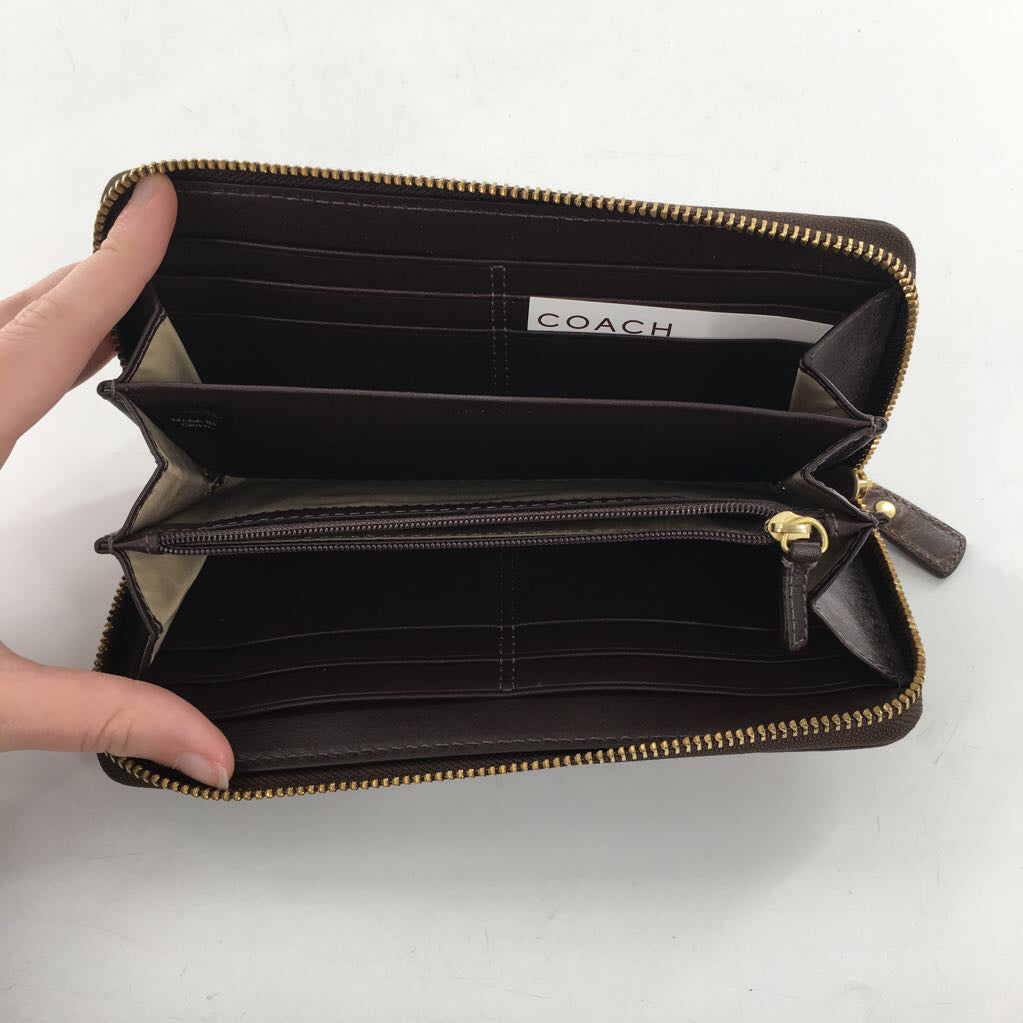 signature zip-around wallet
