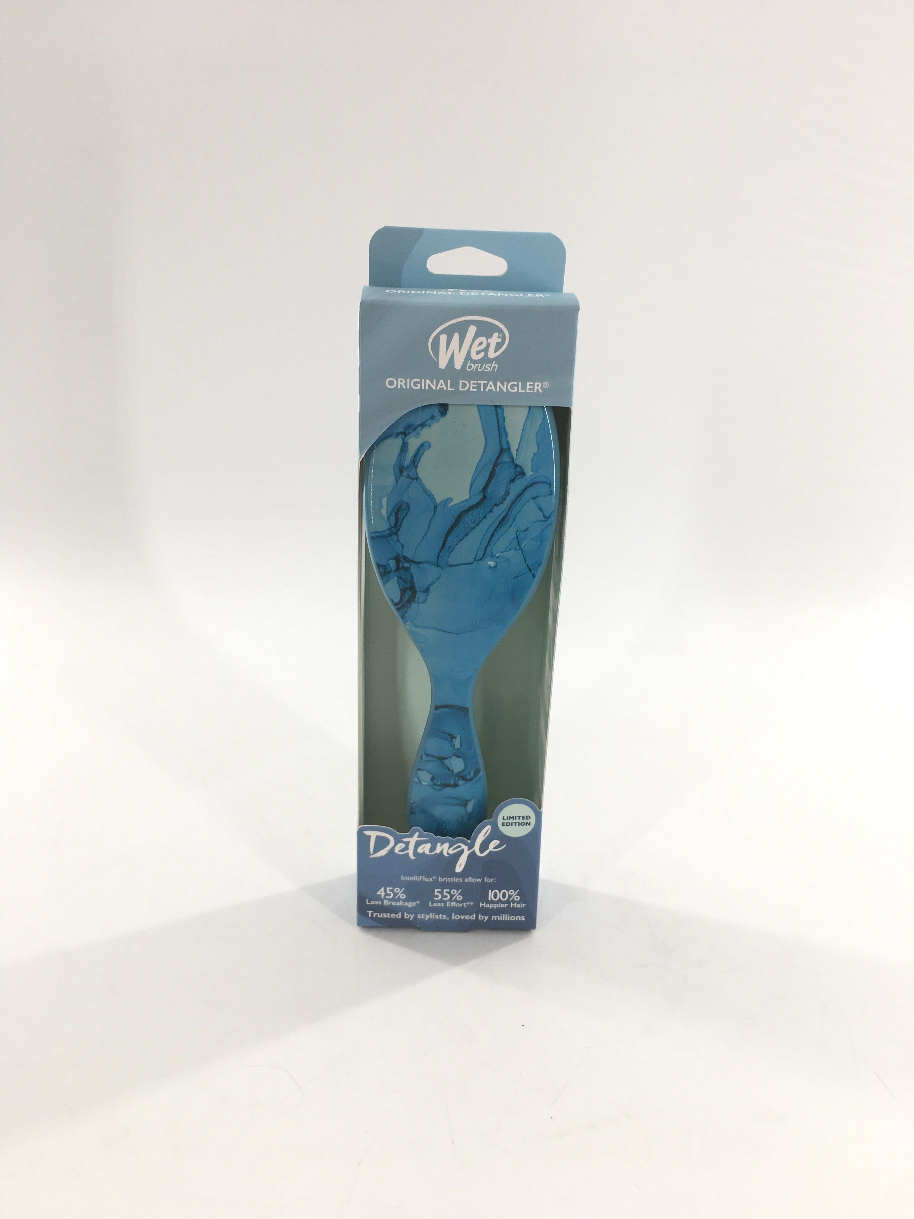 vented hairbrush-blue marbled