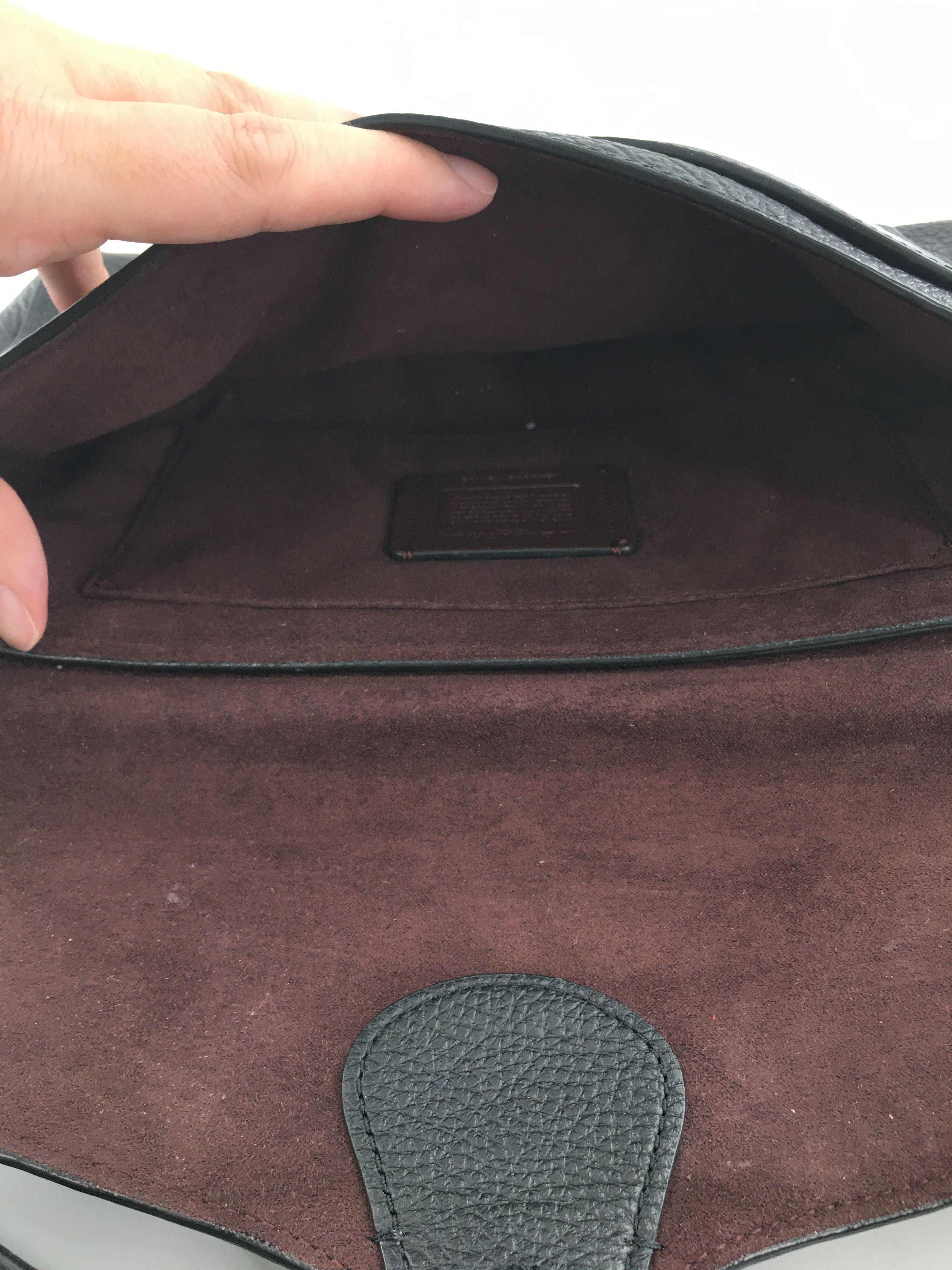 front flap textured shoulder bag