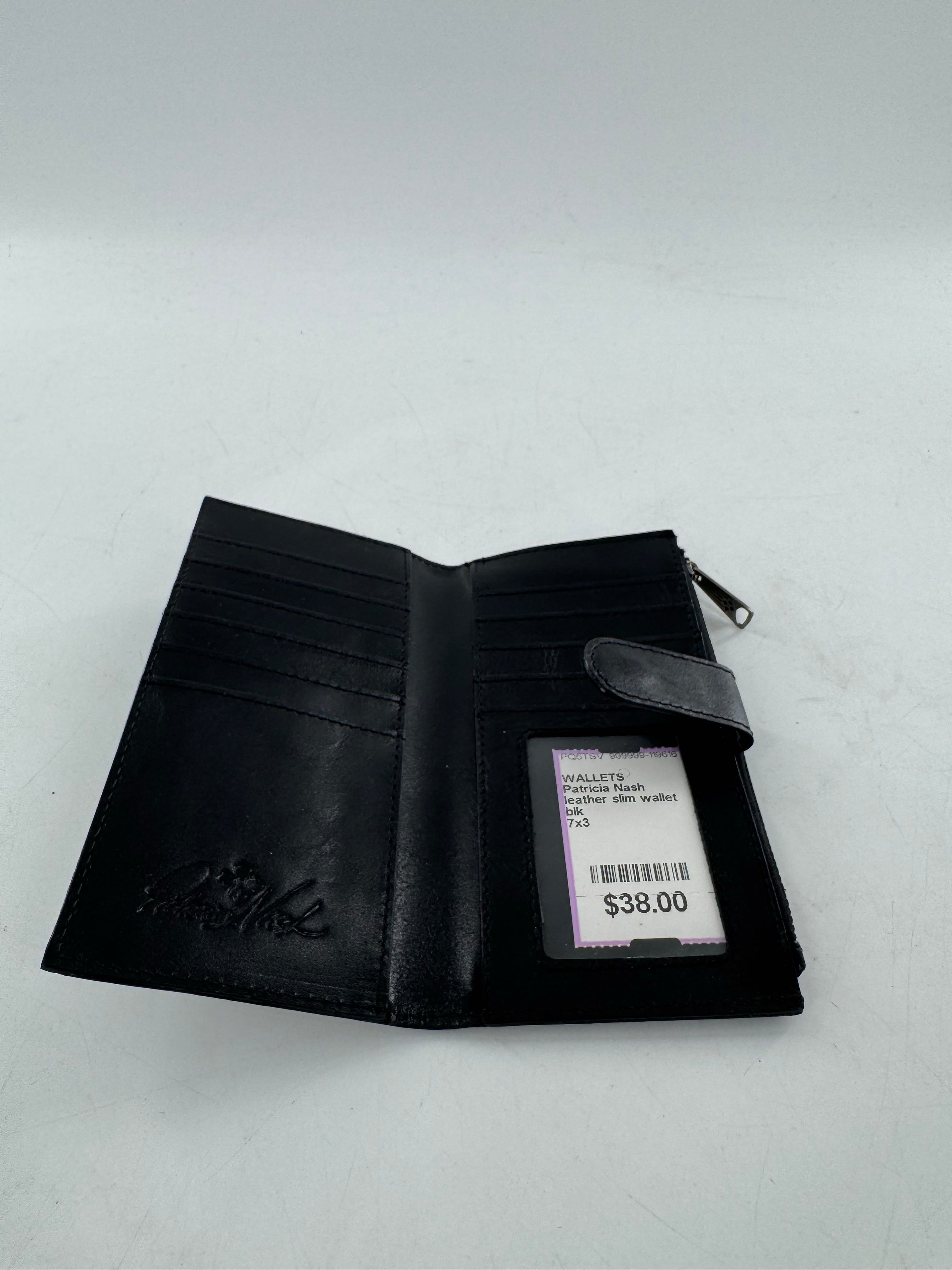 leather slim wallet