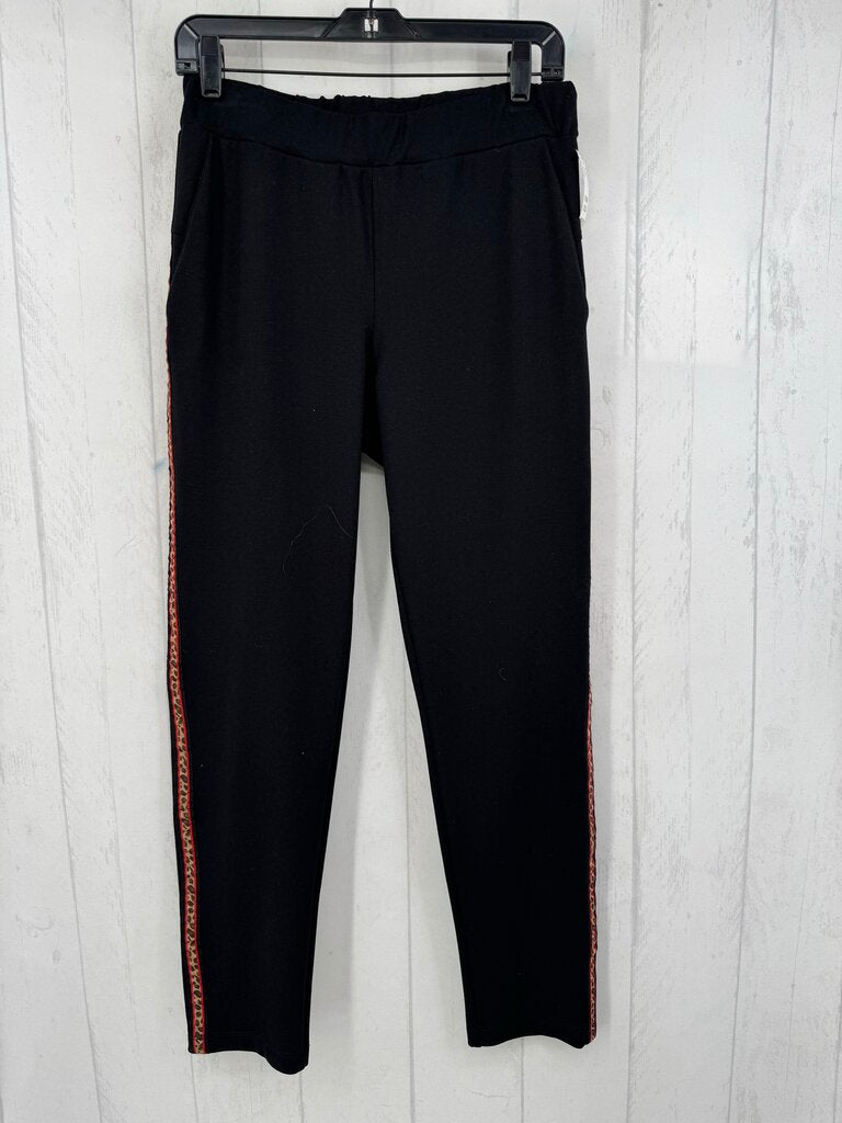 8 pull-on animal print stripe pant