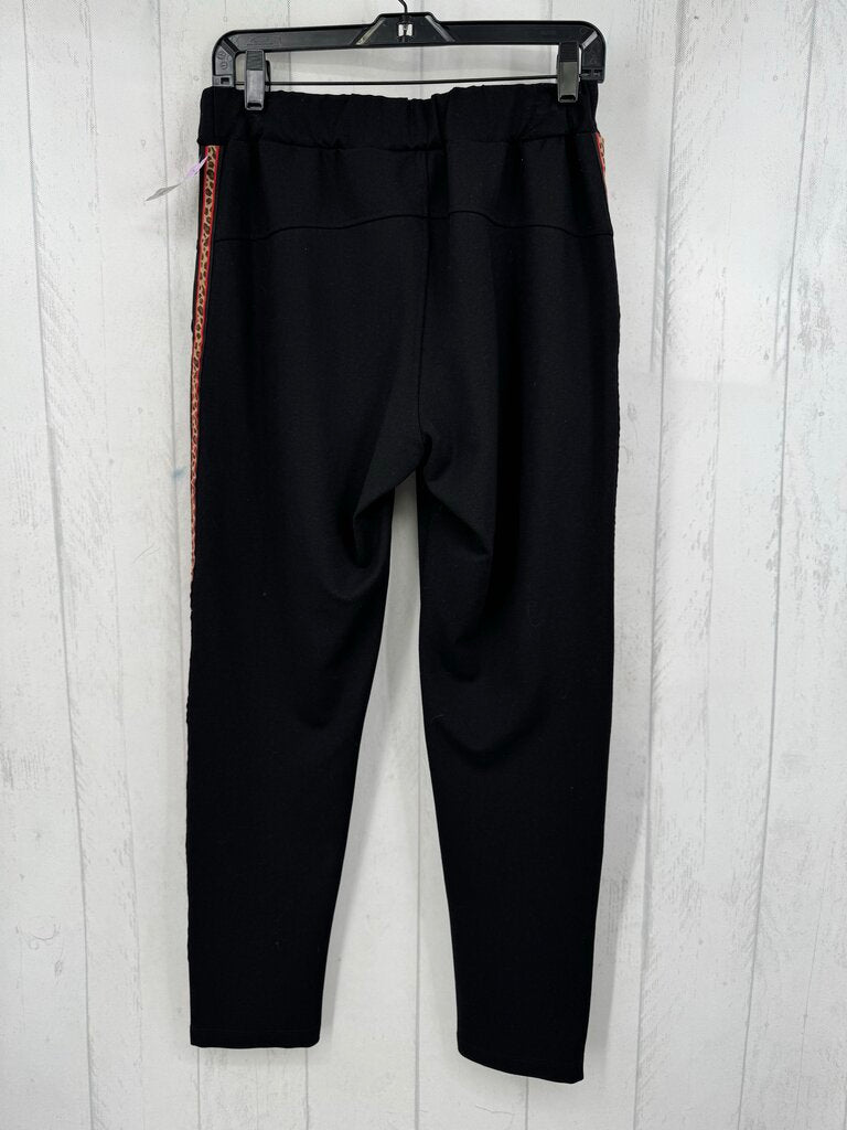 8 pull-on animal print stripe pant