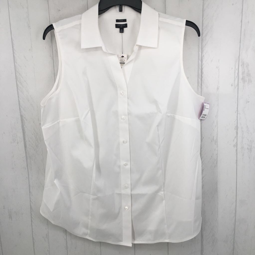 18w no-iron button down slvls top