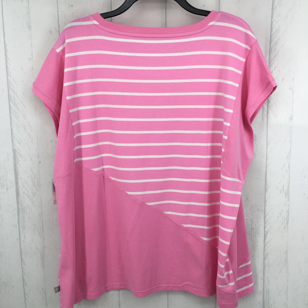 1X striped crewneck s/s tee