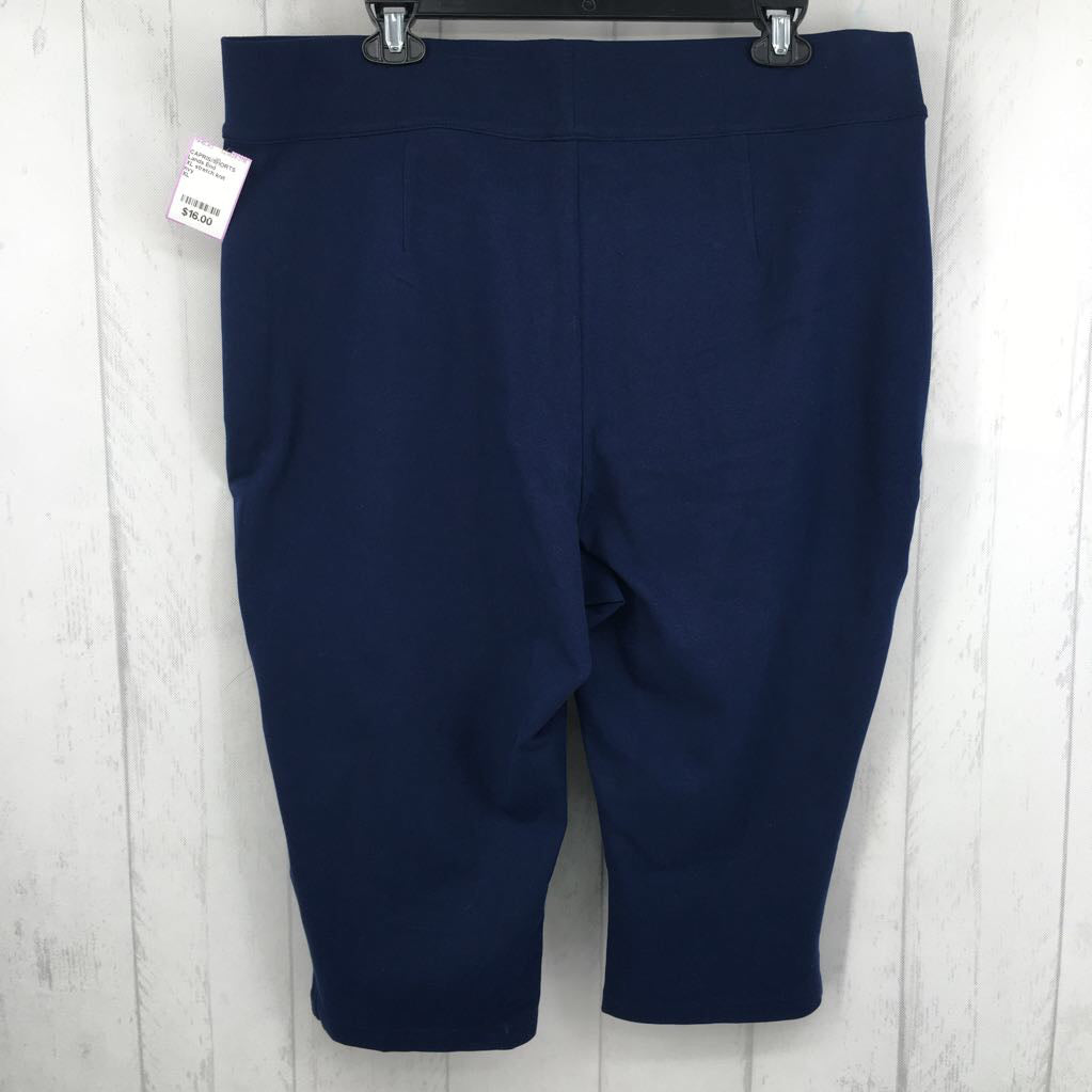 XL stretch knit capris